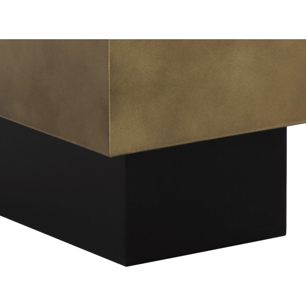 Blakely 24 X 21.25 inch Antique Brass Side Table